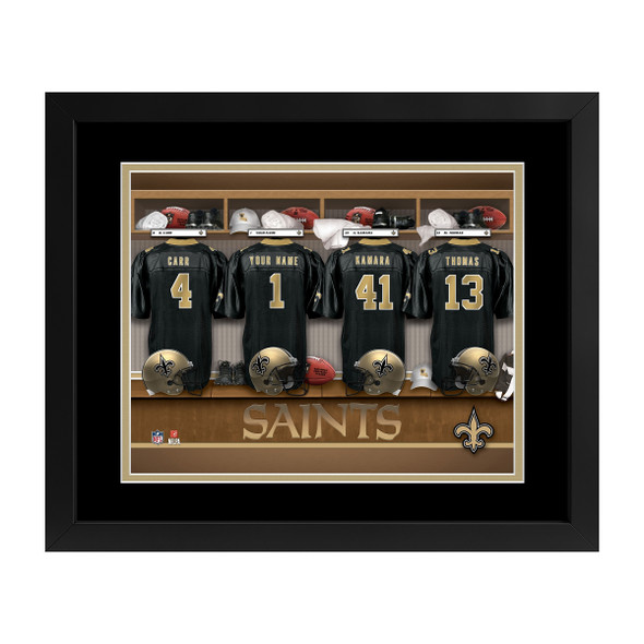New Orleans Saints Locker Room Custom Print