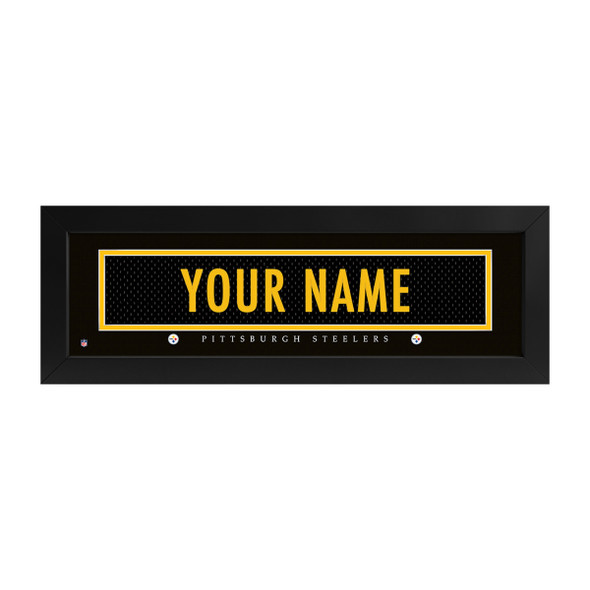 Pittsburgh Steelers Name Plate Custom Print