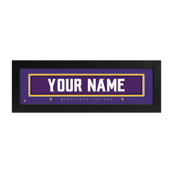 Minnesota Vikings Name Plate Custom Print