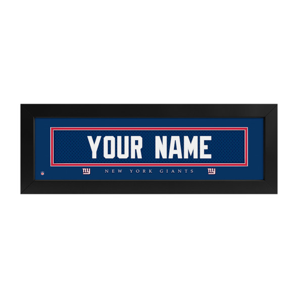 New York Giants Name Plate Custom Print