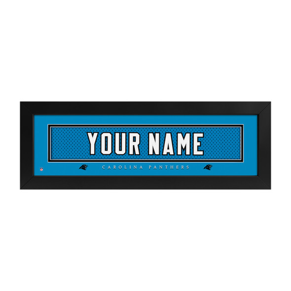 Carolina Panthers Name Plate Custom Print