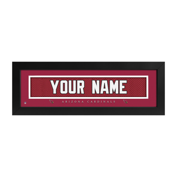 Arizona Cardinals Name Plate Custom Print