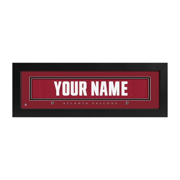 Atlanta Falcons Name Plate Custom Print