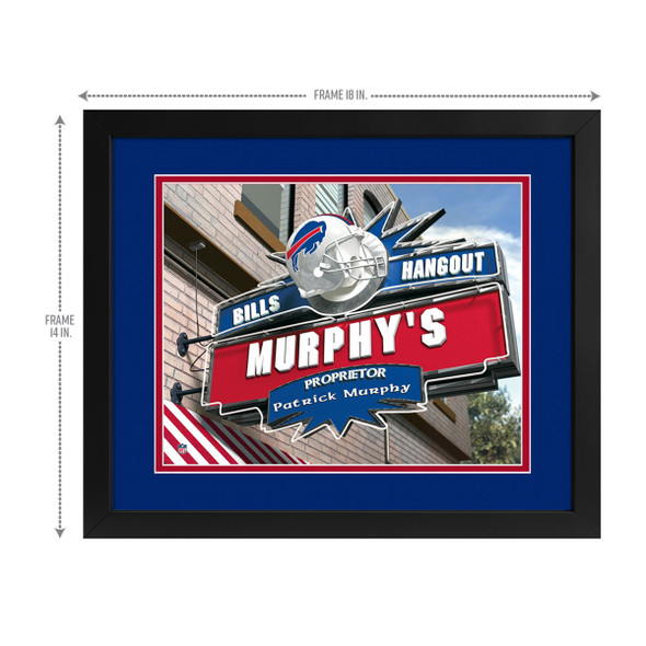 Buffalo Bills Hangout Sign Custom Print