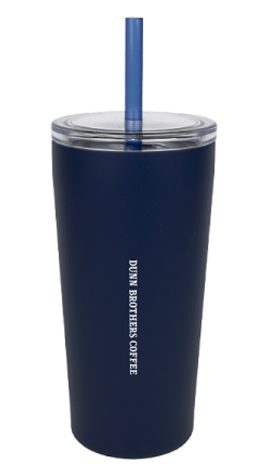 Navy 24oz Tumbler w/Straw (MSRP: $30.00) - LIMITED STOCK