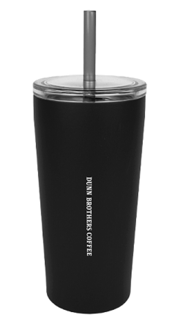 Black 24oz Tumbler w/Straw (MSRP: $30.00) - LIMITED STOCK