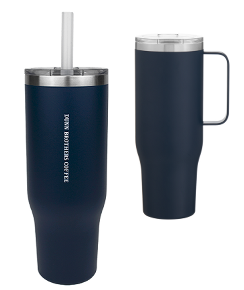 Navy 30oz Tumbler Mug w/Straw (MSRP: $32.00) - LIMITED STOCK