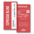 Coffee Bean Card-Medium Roast - Espresso Blend - Pack of 50