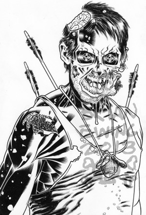 DARYL - WALKING DEAD ORIGINAL ART