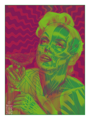 MARILYN: PINK GREEN COLORWAY