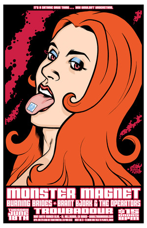 MONSTER MAGNET: Offset priint