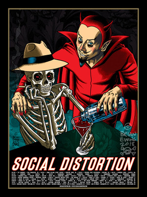 SOCIAL DISTORTION: TOUR POSTER