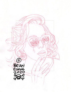 FOO FIGHTERS: CINCI SKETCH ORIGINAL ART