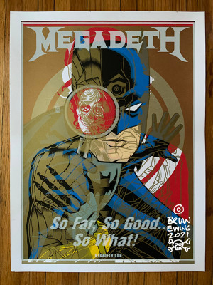Megadeth x Batman x Silence of the Lambs test print