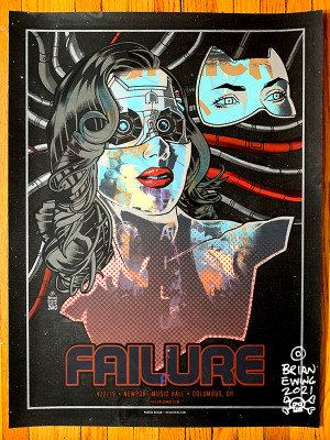 FAILURE and METALLICA: fiend club test print