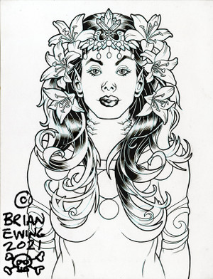 Dirty Heads: Indianapolis 2021 ink drawing