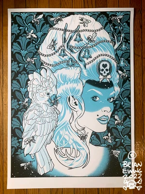 QUEEN BEE: screen print