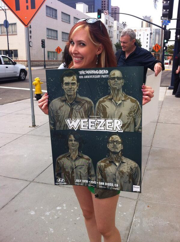 WEEZER WALKING DEAD: CHOKING BLUE SET OF 4 PRINTS