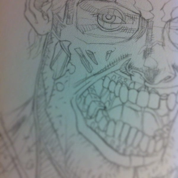 DARYL - WALKING DEAD ORIGINAL ART