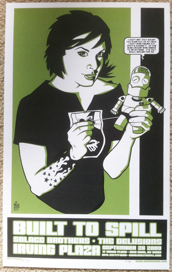Built To Spill: Screen print