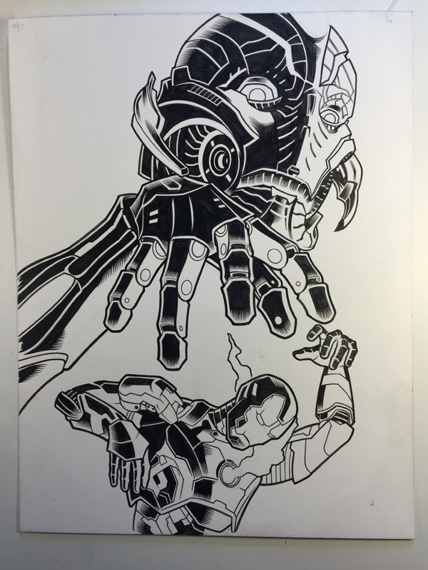 AVENGERS AGE OF ULTRON: NEW YORKER Illustration