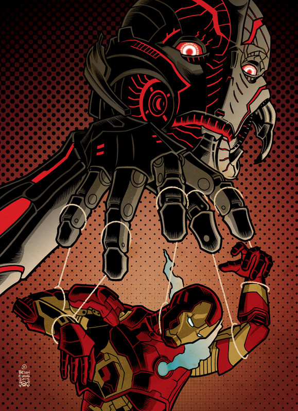 AVENGERS AGE OF ULTRON: NEW YORKER Illustration