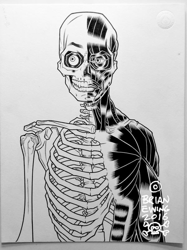 Creature Skateboards: Kimbel Original artwork