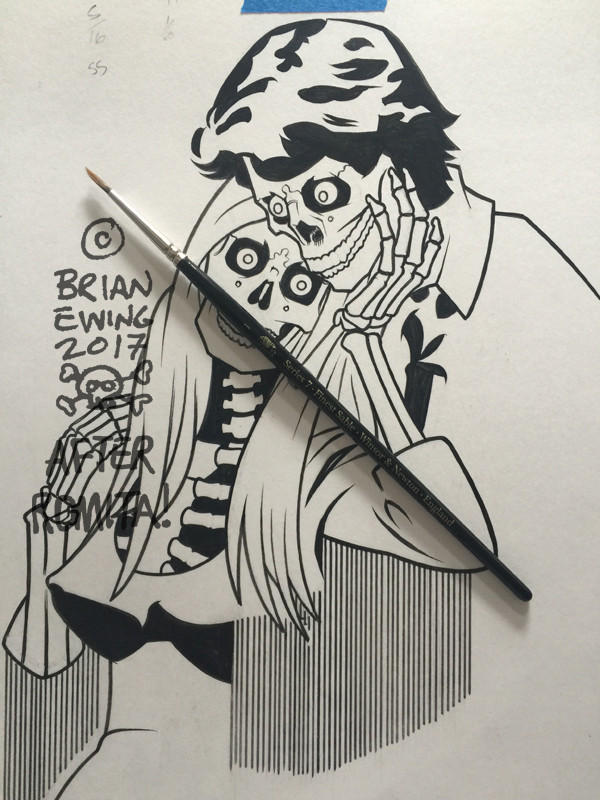 QUEENS OF THE STONE AGE: 6 original art TITLE ART