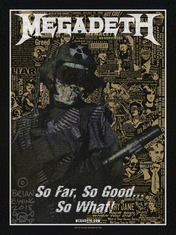 MEGADETH: FOIL VARIANT Artist Proof