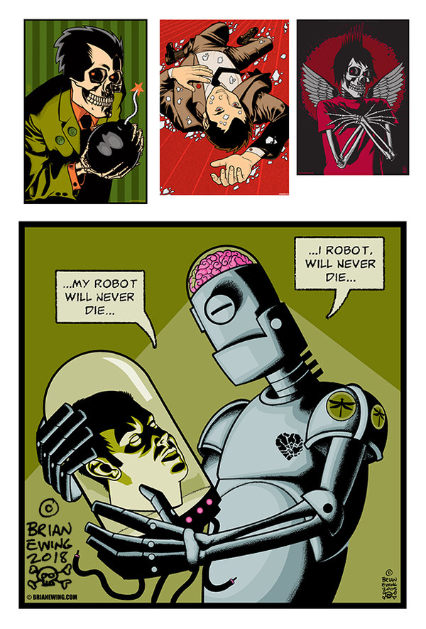 IRO-BOT: Uncut Press proof