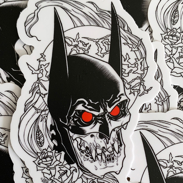 BATMAN RED RAIN: giclee