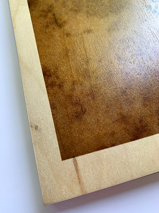 BATMAN "RED RAIN" wood giclee AP