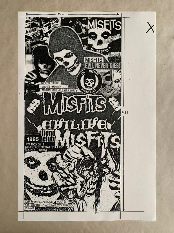 (Some Kind of) Love Letter: Misfits Tribute Print