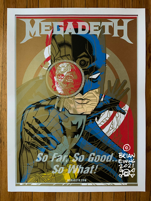 Megadeth x Batman x Silence of the Lambs test print
