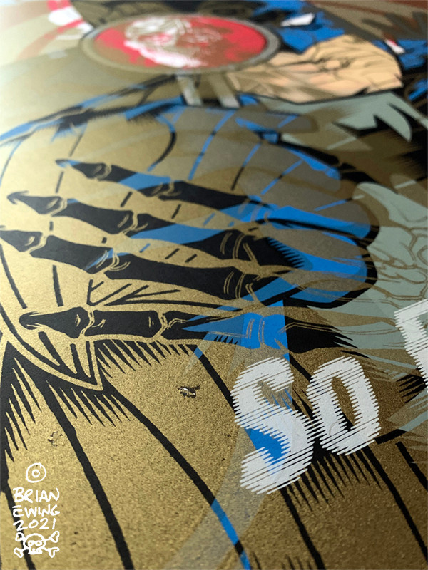 Megadeth x Batman x Silence of the Lambs test print