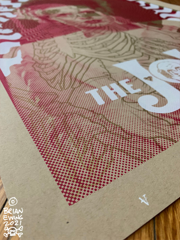 Bride of Frankenstein x Joker x Megadeth test print