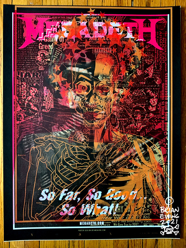 Megadeth x Bride test print