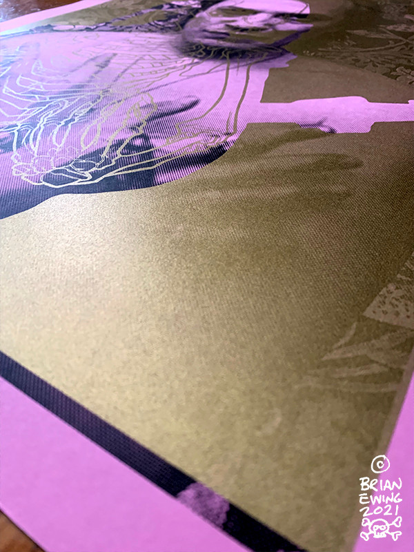 MEGADETH and SILENCE OF THE LAMBS: fiend club test print