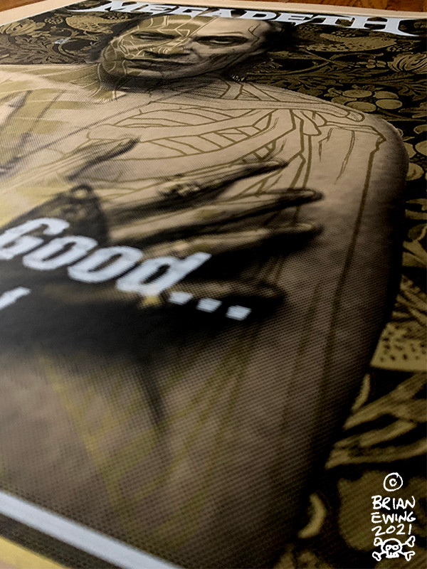 Megadeth x Silence of the Lambs test print