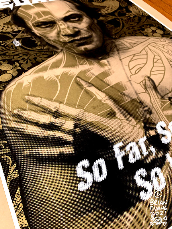 Megadeth x Silence of the Lambs test print