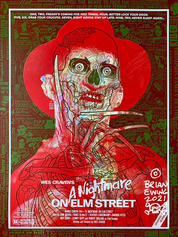 NIGHTMARE ON ELM STREET:  FOIL SWEATER VARIANT ARTIST PROOF