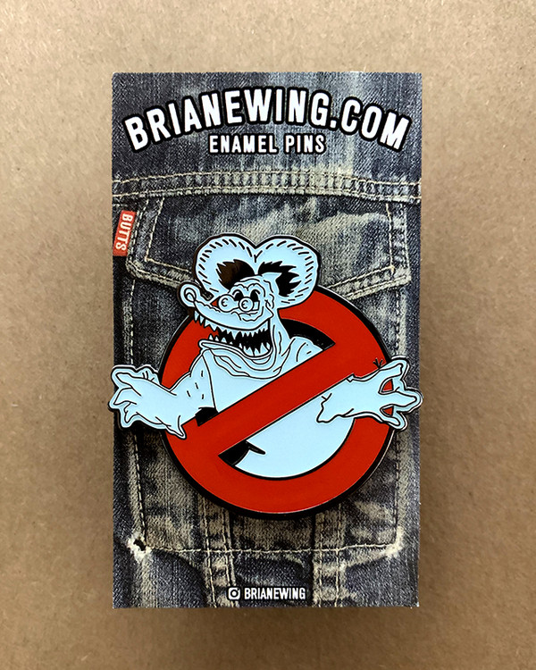 GHOSTFINK: GLOW ENAMEL PIN