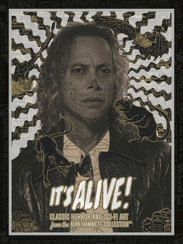 KIRK HAMMET: IT'S ALIVE regular Artist proof