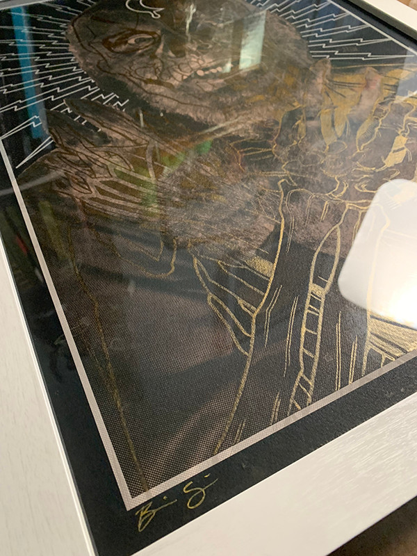 Wolfman: hand-painted print