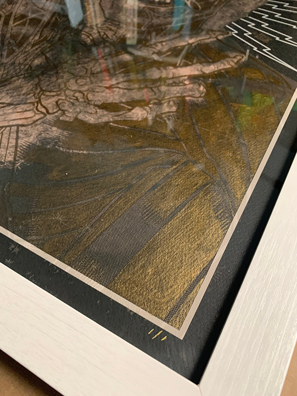 Wolfman: hand-painted print