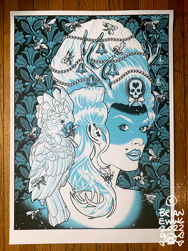 QUEEN BEE: screen print