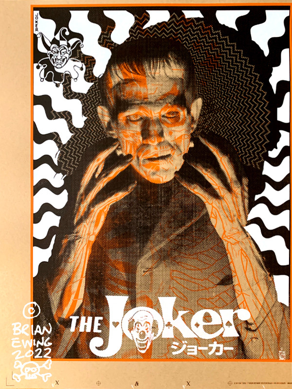FRANKENSTEIN and JOKER 2; fiend club test print
