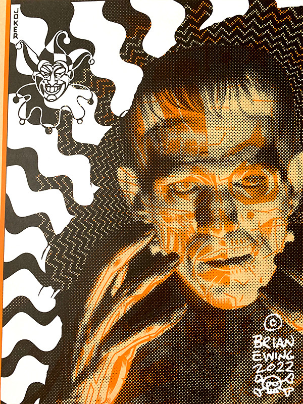 FRANKENSTEIN and JOKER 2; fiend club test print