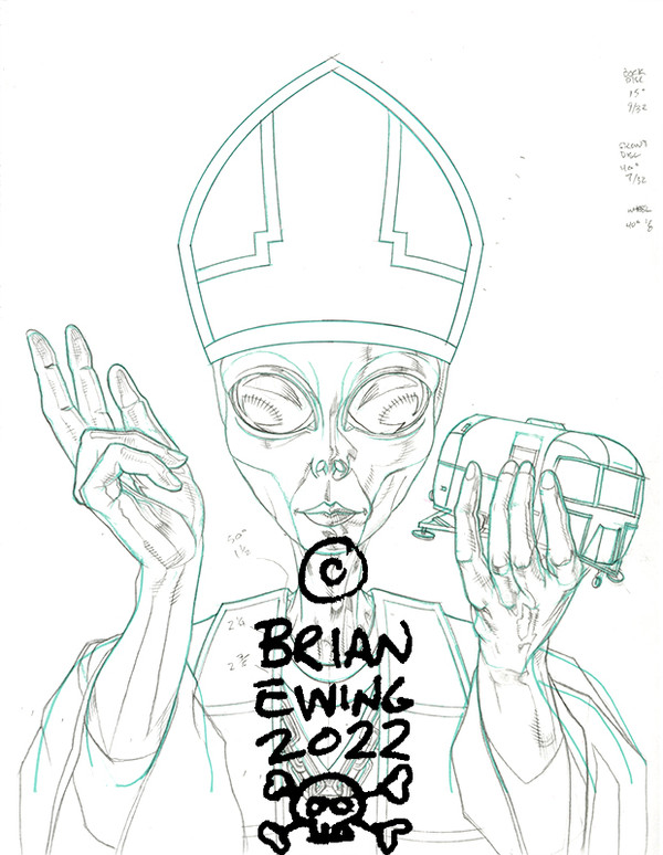 PUSCIFER: ALIEN PENCILS with BONUS ART