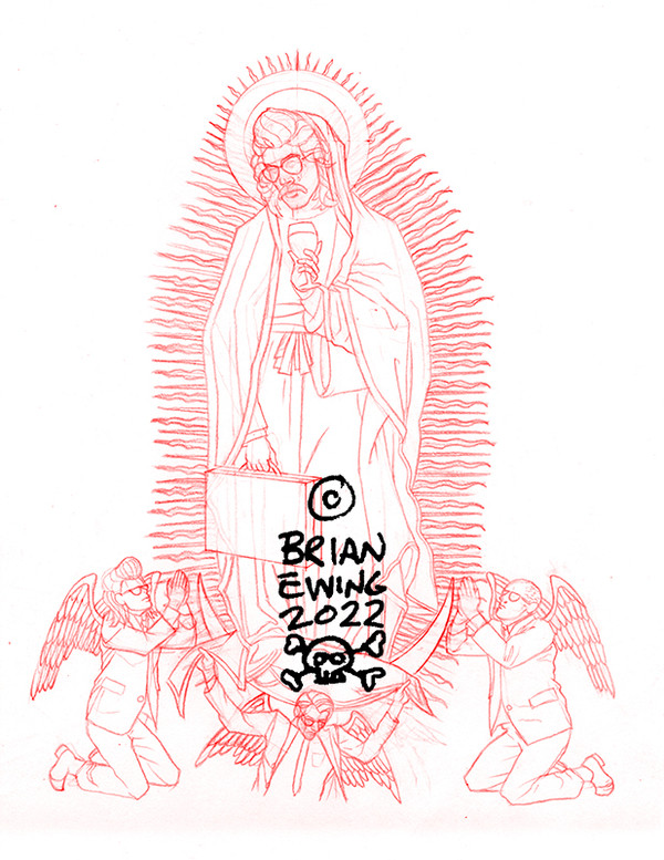 PUSCIFER: GUADALUPE SKETCH